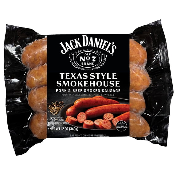 Jack Daniels Texas Style Smokehouse Pork & Beef Sausage