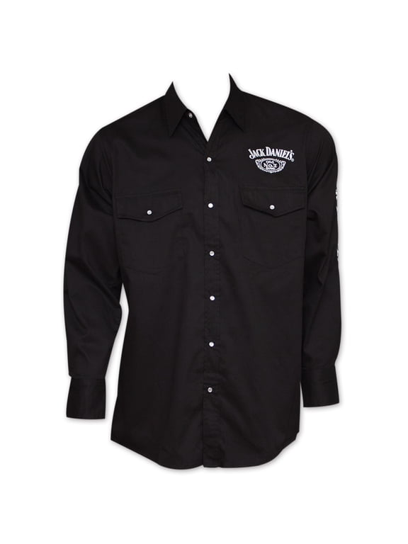 Jack Daniels 22806-XX-Large Long Sleeve Button Up Shirt - 2XL