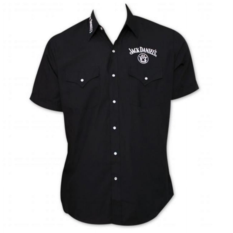 Jack Daniels 22808M Jack Daniels Whiskey Button-Up Dress Shirt