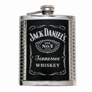 Jack Daniels 34452 Jack Daniels Ribbed Flask - 6 oz