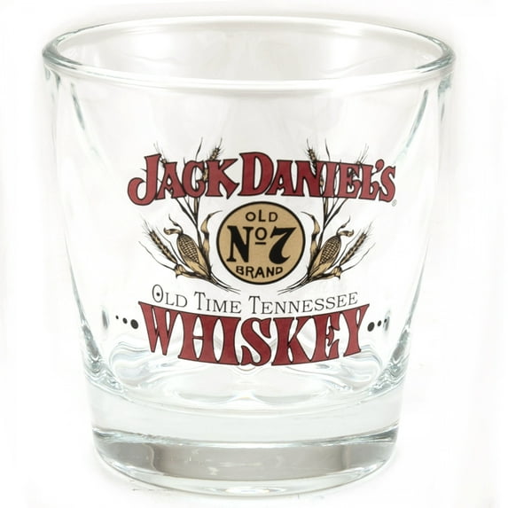 Jack Daniels 844686 12 oz Jack Daniels Old Time Whiskey Double Old Fashioned Shot Glass