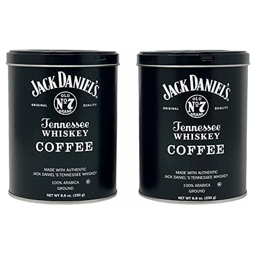 Jack Daniels Coffee (Pack of 2, 8.8oz each) bundled with a