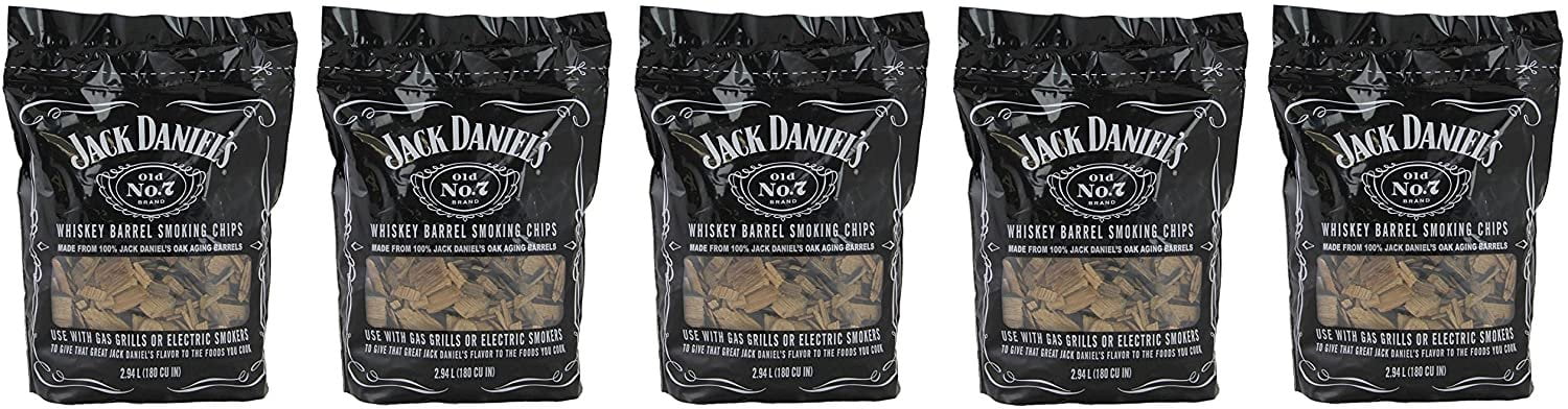 Jack Daniels GuaTty 01749 Wood BBQ Smoking Chips 5 Pack Walmart