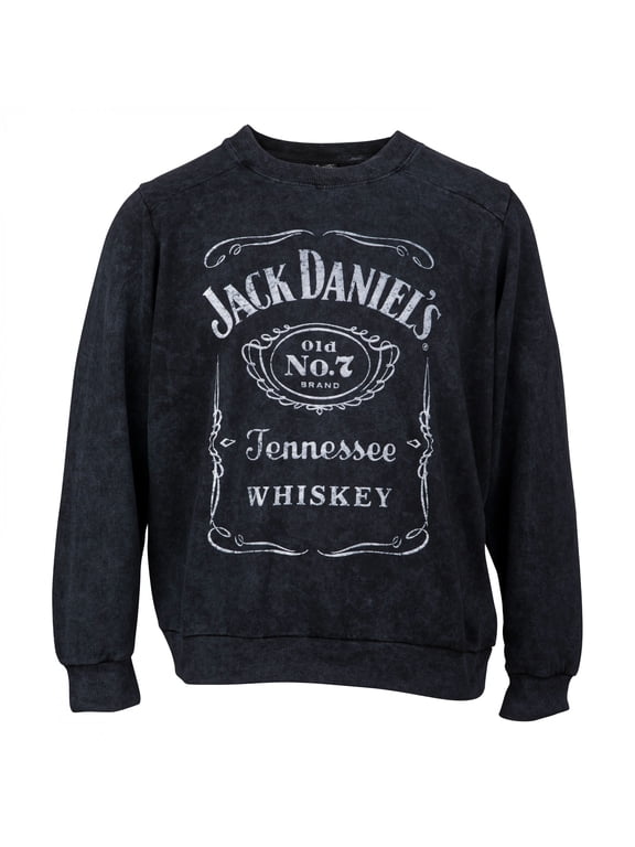 Label Women's Mineral Wash Crew Neck Fleece Sweatshirt-Small