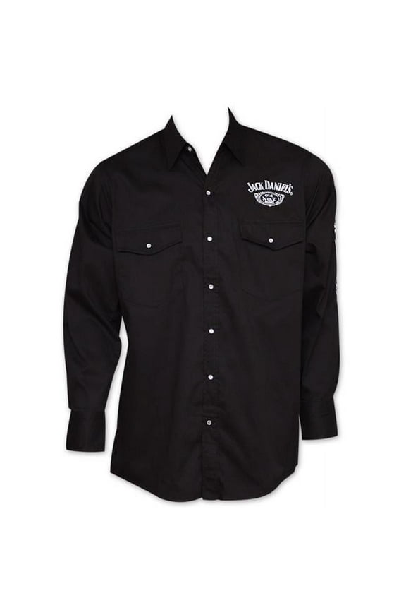 Jack Daniels  Jack Daniels Long Sleeve Button Up Shirt - Extra Large
