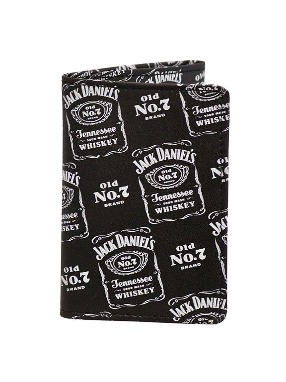 Jack Daniels Logos Black Tri-Fold Wallet