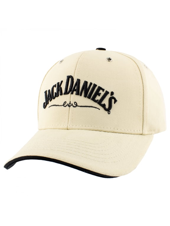 Jack Daniels Men's Baseball Cap Cotton Twill Stone Color OSFA JD77-77