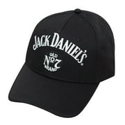 Jack Daniels Mens JD Understatement Baseball Ball Cap Hat Black/White JD77-F