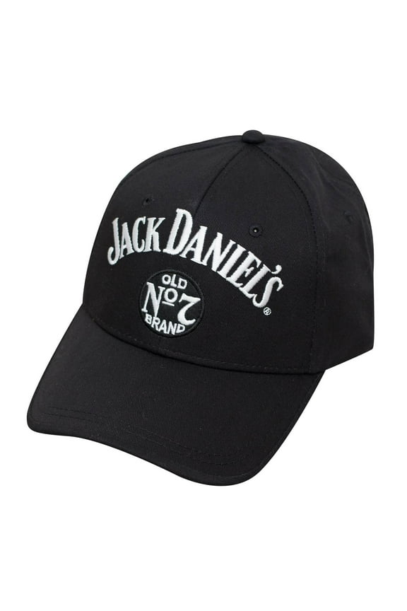 Jack Daniels Men's JD Understatement Baseball Ball Cap Hat Black/White JD77-F
