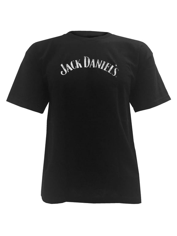 Jack Daniels Men's No. 7 Barrel Short Sleeve T-Shirt Color Graphic - Black (L)