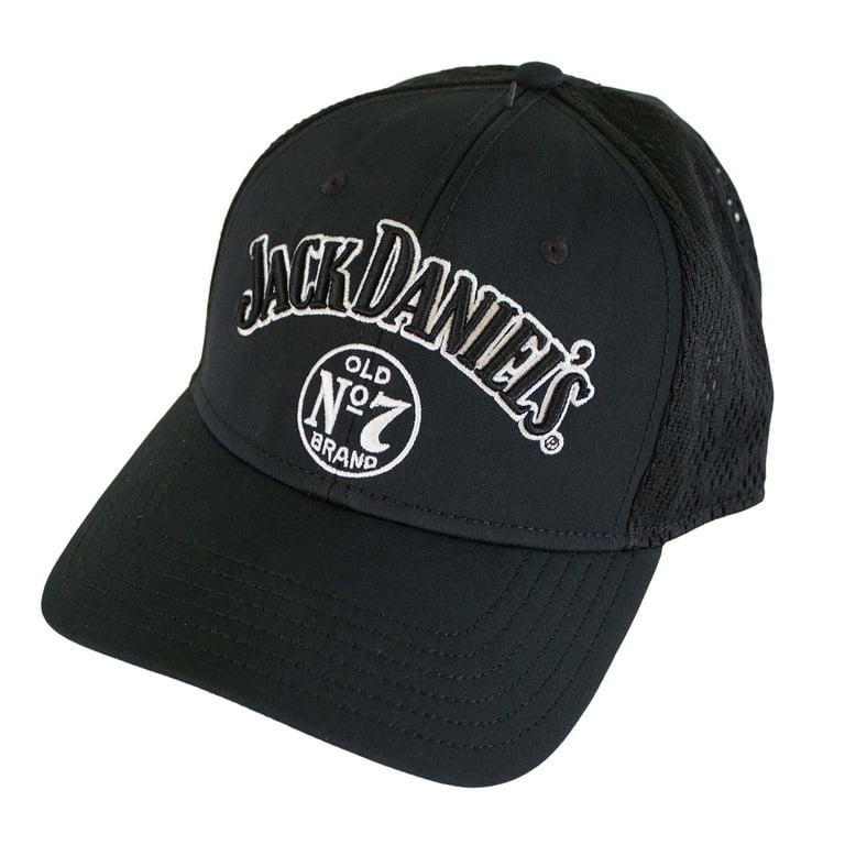 Jack Daniels Whiskey Retro Trucker JD Snapback Cap Hat Black Embroidered Patch Baseball Trucker Cap, Jack Daniel main image 4