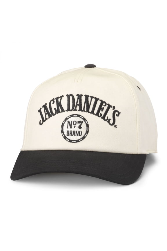 Jack Daniels No. 7 Brand Twill Embroidered Roscoe Adjustable Hat