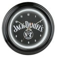 thumbnail image 1 of Jack Daniels Old No. LED Light Wall Clock Analog Whiskey Bar 12.5" Plastic Black, 1 of 3