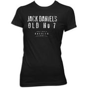 Jack Daniels Women's Crafted in America Short Sleeve T-Shirt - Black (M)