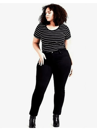 Terra & Sky Women's Plus Size Skinny Jeans, 29” Inseam 
