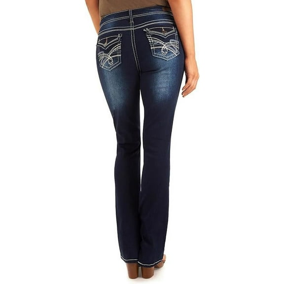 Jack David Womens Plus Size Skinny/Bootcut Stretch Denim Jeans Pants