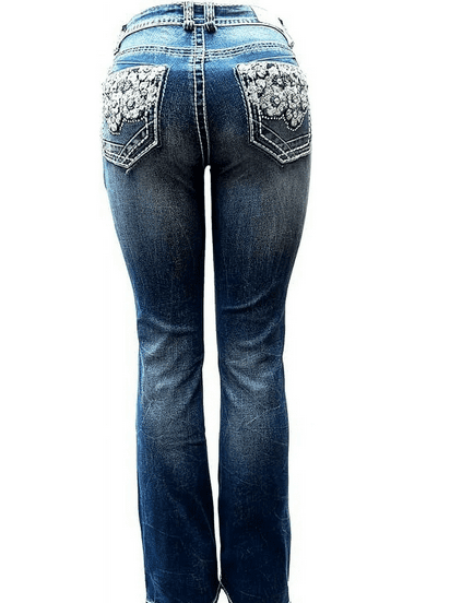Jack David Mid Rise Stretch Denim Jeans (Women's) - Walmart.com