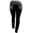 thumbnail image 1 of Jack David Plus Size Women's Stretch Premium Black Denim Jeans Skinny Pants, 1 of 6