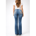 thumbnail image 1 of Jack David Rhinestone Studs Dark Wash Denim Bootcut Jeans (S1096), 1 of 10