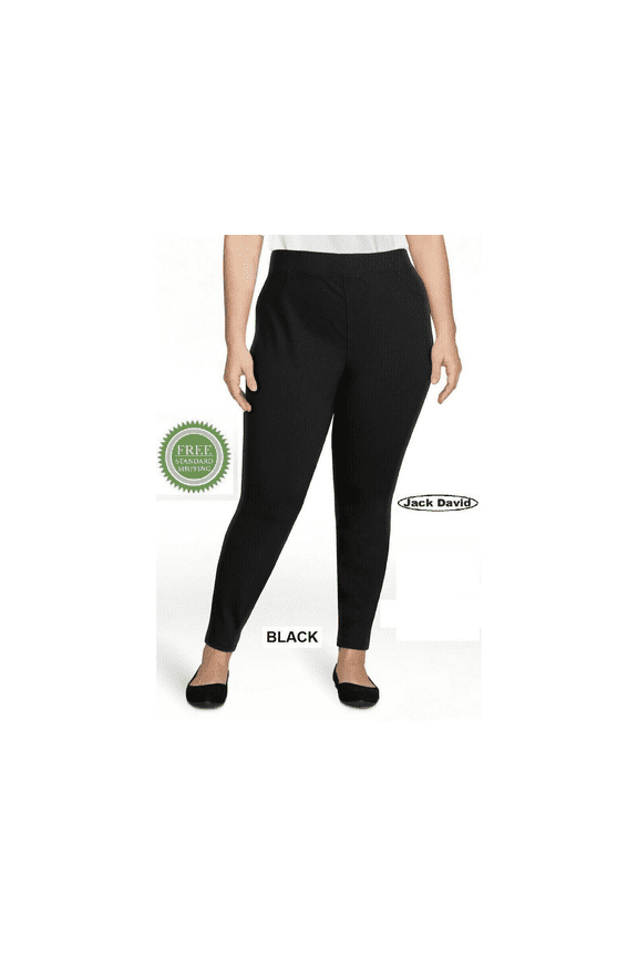 WOMENS PLUS SIZE Pull On Elastic Waist Stretch Denim jeans 1X 2X 3X