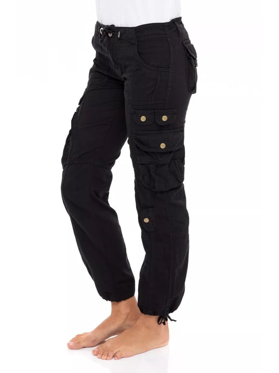 Womens Cargo Utility Work Hiking Army Military Multi Pockets Combat Casual Pants