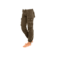 thumbnail image 1 of Jack David Womens Cargo Utility Work Hiking Army Military Multi Pockets Combat Casual Pants, 1 of 2