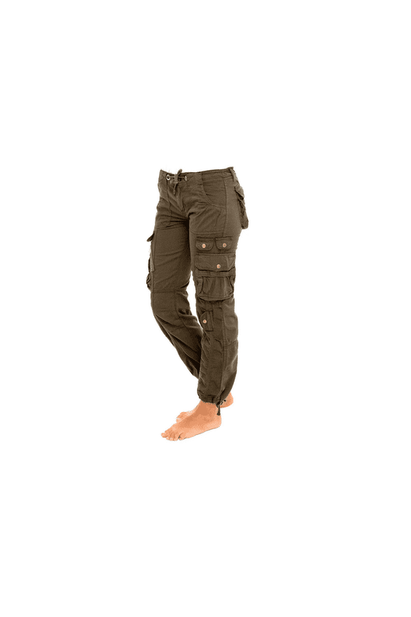 Womens Cargo Utility Work Hiking Army Military Multi Pockets Combat Casual Pants