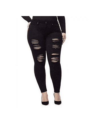 Plus Size Ripped Jeans