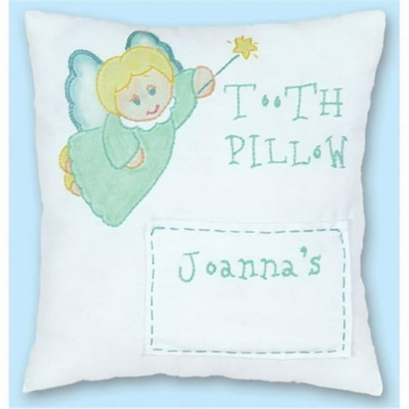 Jack Dempsey Stamped Pillow Cover 8"X8"-Tooth Fairy