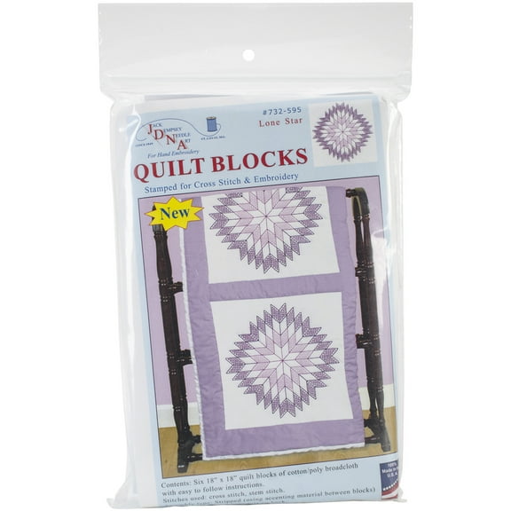 Lone Star Quilt Blocks 18in