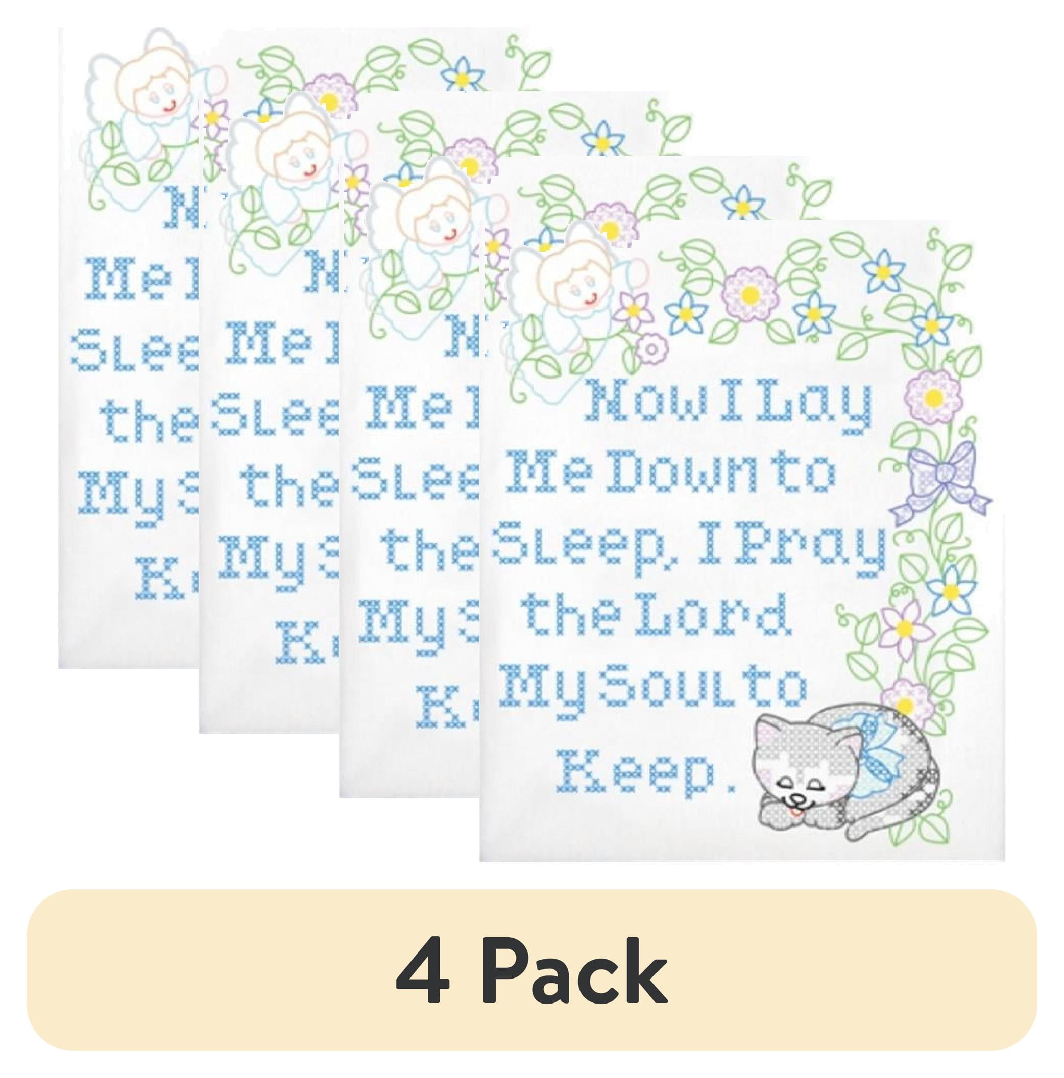 Bulk Buy: jack Dempsey Stamped bianco sampler 27,9 cm x14-flag