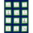 thumbnail image 1 of Jack Dempsey Themed Stamped White Quilt Blocks 9"X9" 12/Pkg-Lighthouses, 1 of 2
