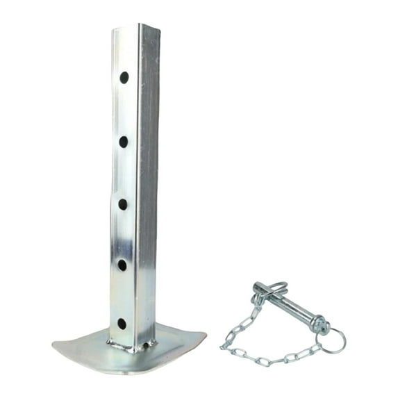 Jack Drop Leg Foot Pad Trailer Jack Extension Heavy Duty Galvanized Support for Rvs Campers and Vehicles