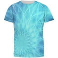 thumbnail image 1 of Jack Frost Snowflake Fractal Mandala All Over Mens T Shirt Multi MD, 1 of 2