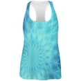 thumbnail image 1 of Jack Frost Snowflake Fractal Mandala All Over Womens Work Out Tank Top Multi SM, 1 of 2