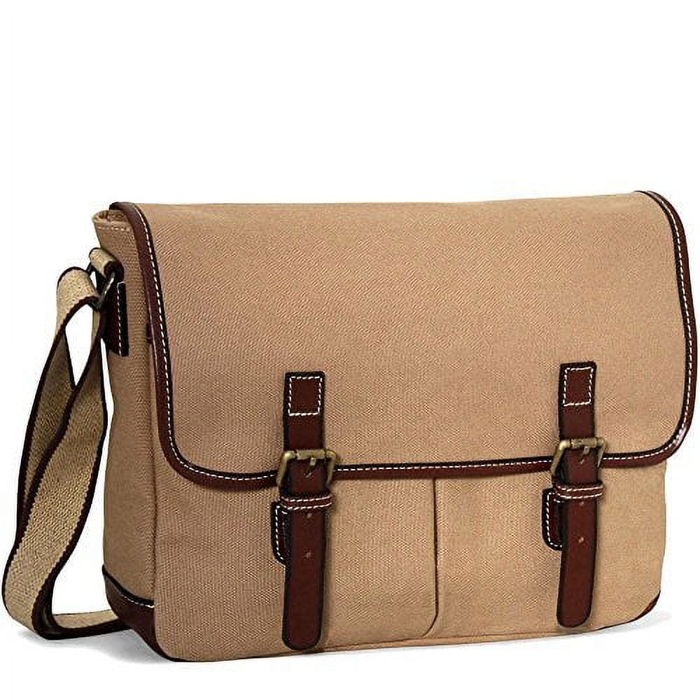 Trekking Small Logo-Print Canvas Messenger Bag