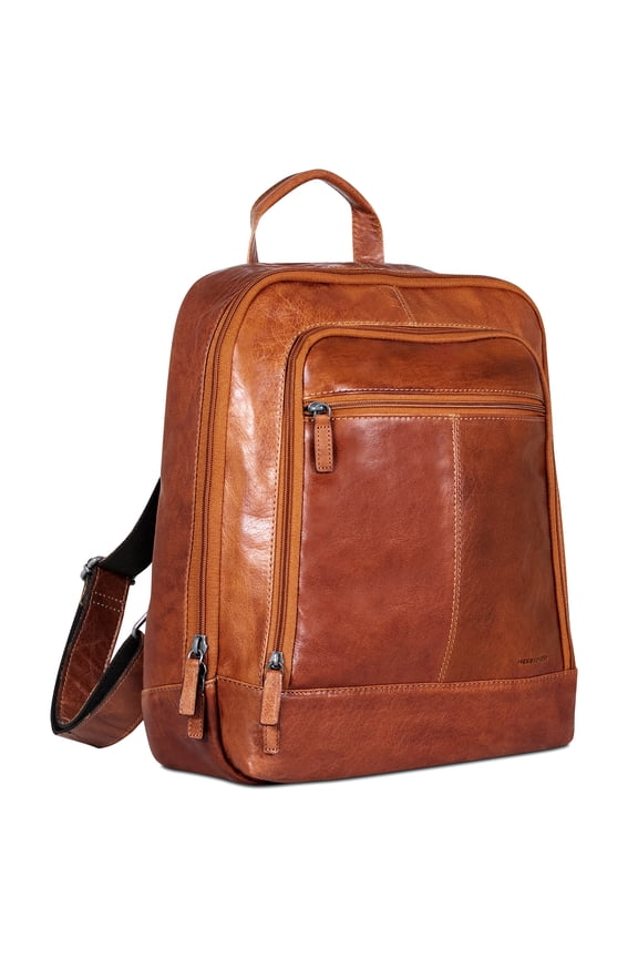 Voyager Hand-Stained Buffalo Leather Professional Backpack #7516 (Honey)