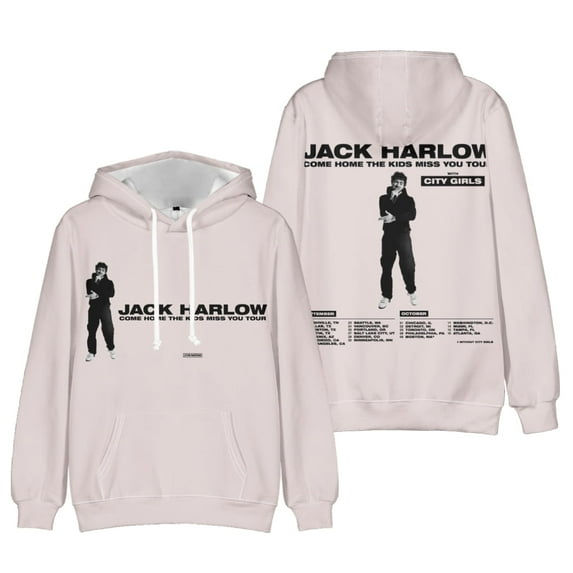 Jack Harlow Merch Sweatshirt Jack Harlow Hoodie 3D Print Pullover Crenshaw Sweatshirt
