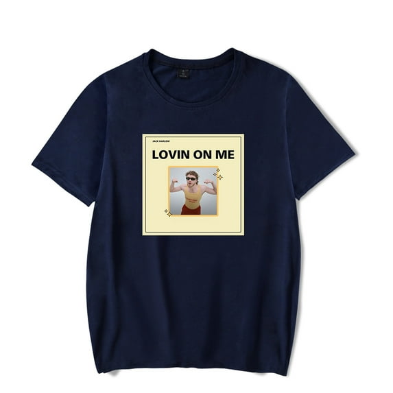 Jack Harlow T-shirt Lovin on Me Merch Women Men Crewneck Casual Short Sleeve