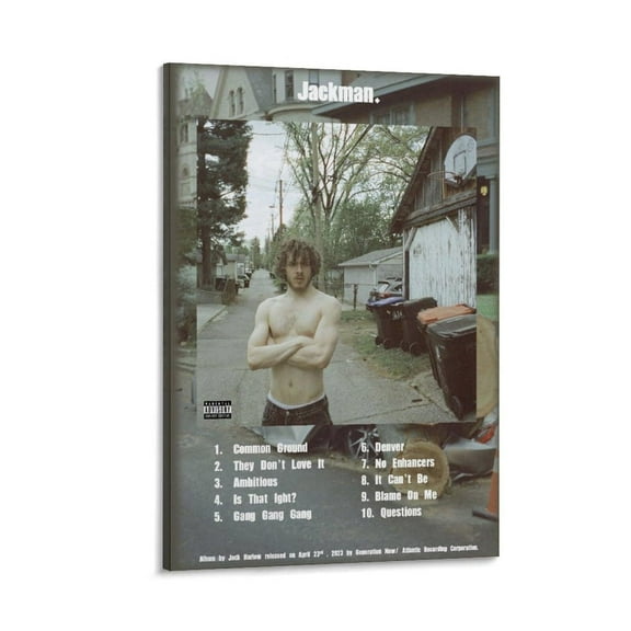 Jack Harlow by Jackman Canvas Poster Wall Art Decor Print Picture Paintings for Living Room Bedroom Decoration