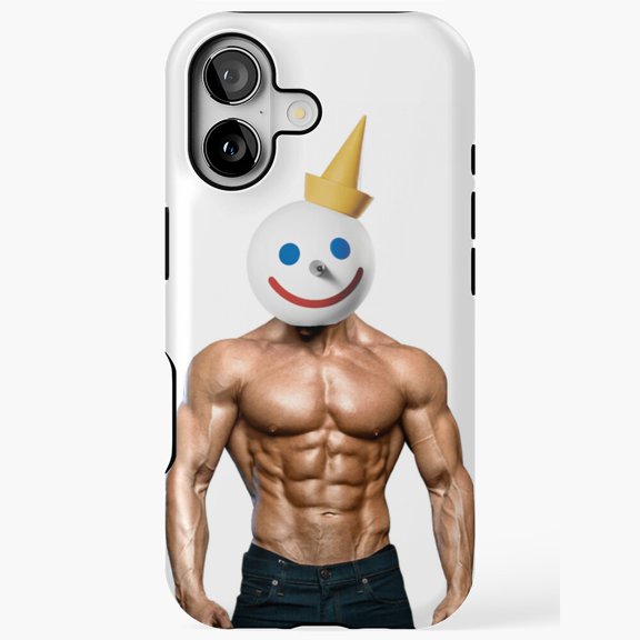 Jack In The Box Funny Cartoon Meme Design iPhone Tough Case 11 12 13 14 15 17 Pro Max