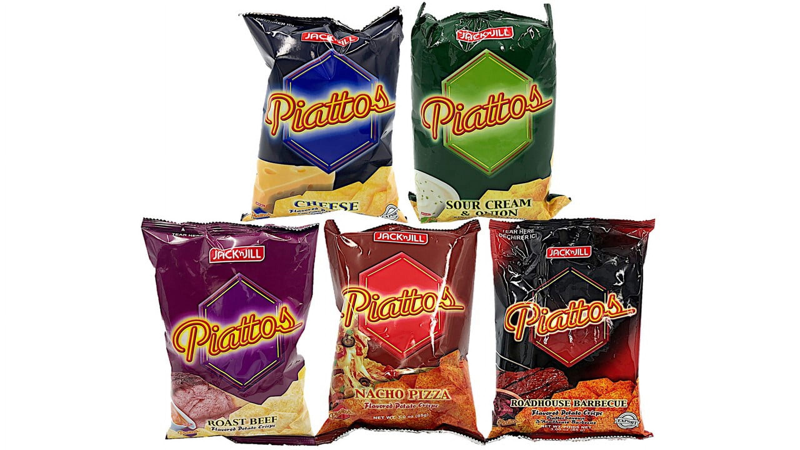 Jack Jill Piattos Potato Crisps 5 Assorted Flavors Walmart
