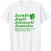 Jack Jim Johnny Jameson Father of St Patrick Day T-Shirt