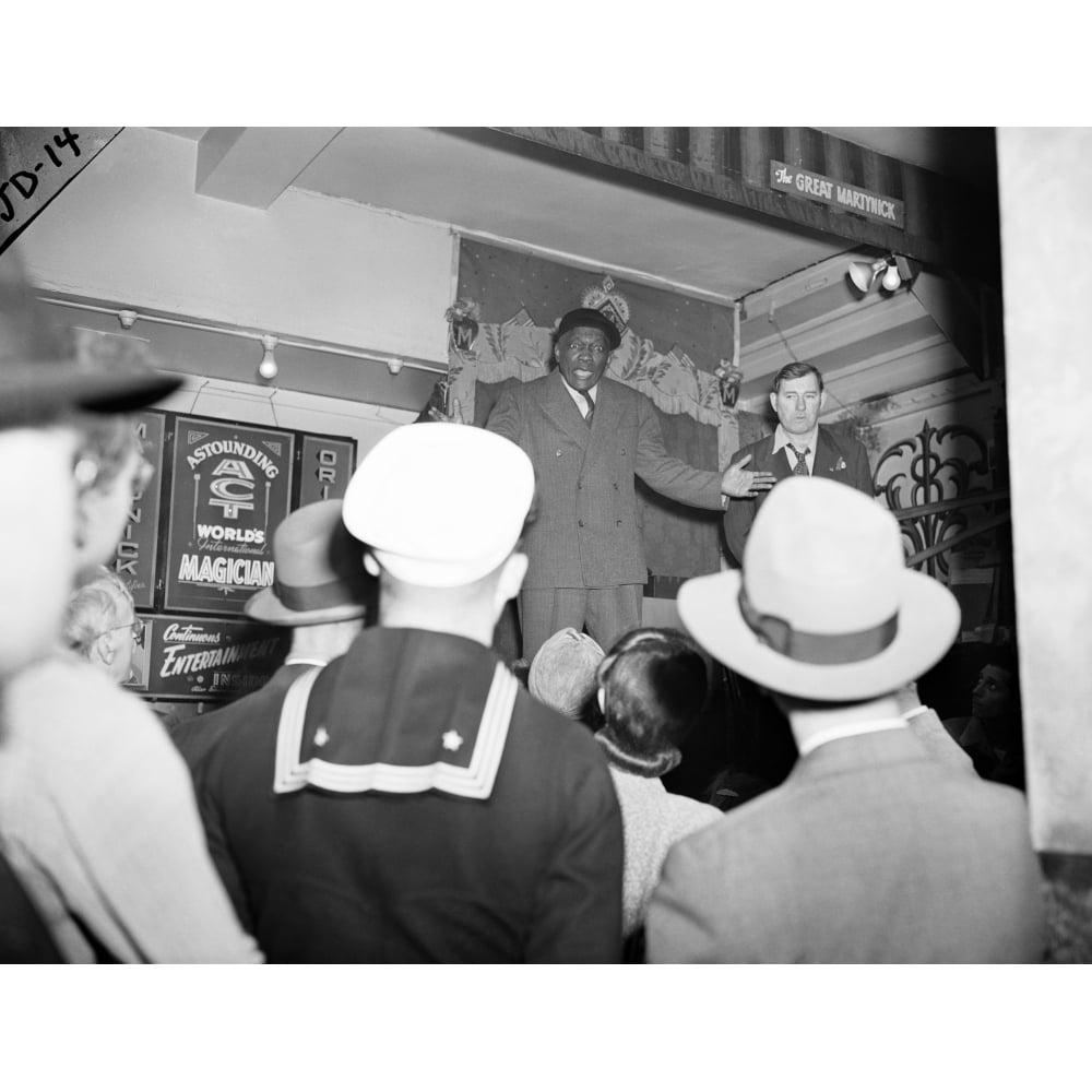 Jack Johnson (18781946). Namerican Heavyweight Pugilist. Speaking At