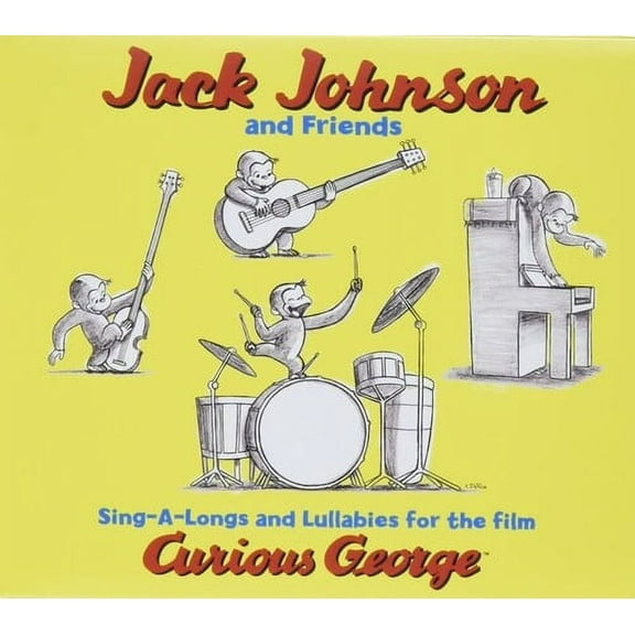 Jack Johnson - Sing-A-Long & Lullabies for Curious George Soundtrack - Music & Performance - CD