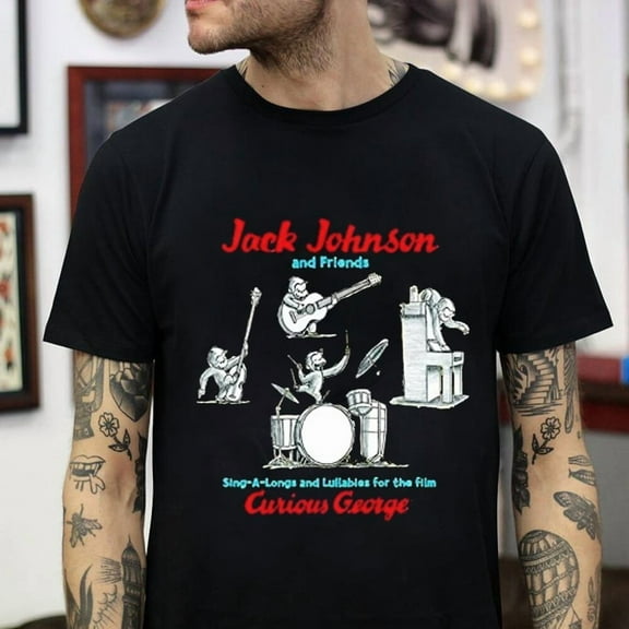 Jack Johnson Sing Graphic Gift For Fans Men Unisex Black Shirt QR394