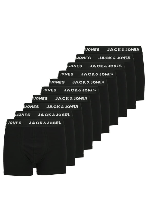 Jack&Jones Boys Boxer Shorts Cotton Black 12-13 Years