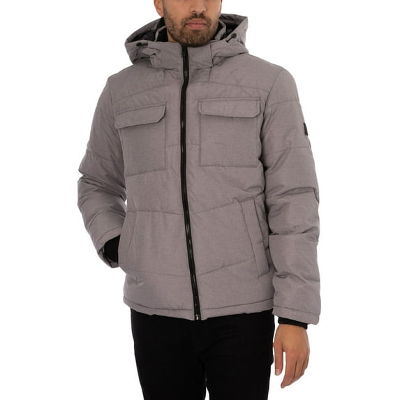 Jack & Jones Brady Puffer Jacket, Grey
