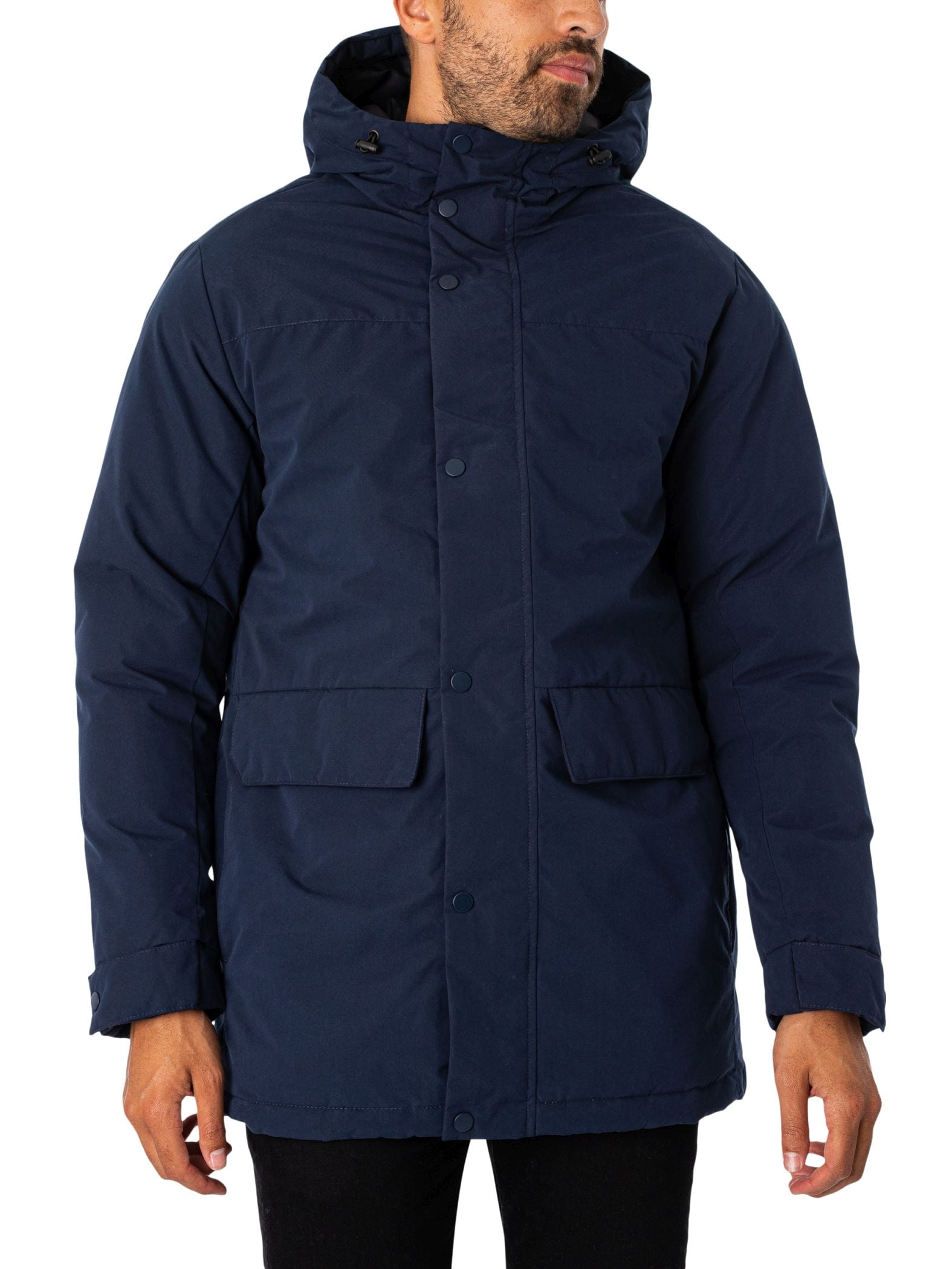 JACK & JONES Parka Homme - Veste Chaud Parka Regular Fit - Style Urbain Et Confortable