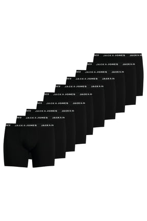 Jack&Jones Men Boxer Shorts Cotton Black 7Xl